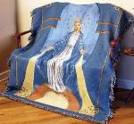 Blessed Mother Tapestry Throw